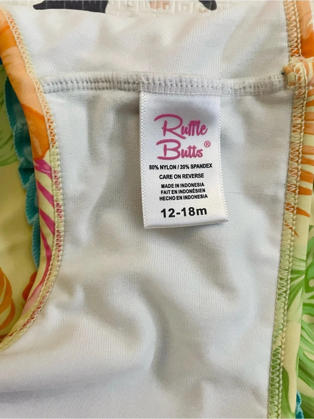 Ruffle Butts Happy Hula Tankini Baby Bottoms - 12-18 Months